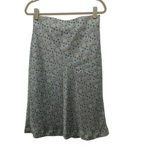 Ann Taylor Powder Blue Midi Maxi Skirt Medium Petite